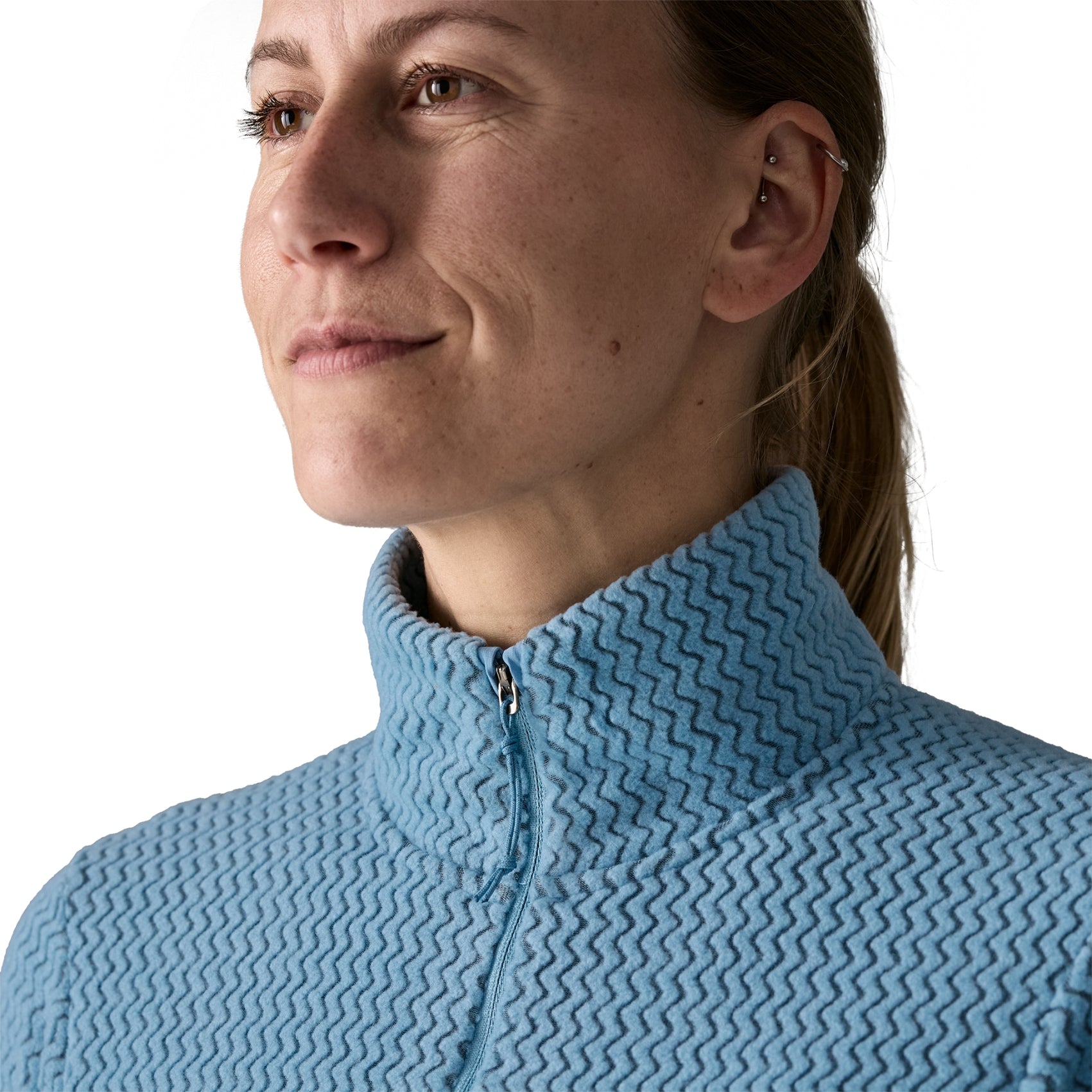 Womens Patagonia R1 Air Fleece Zip Neck