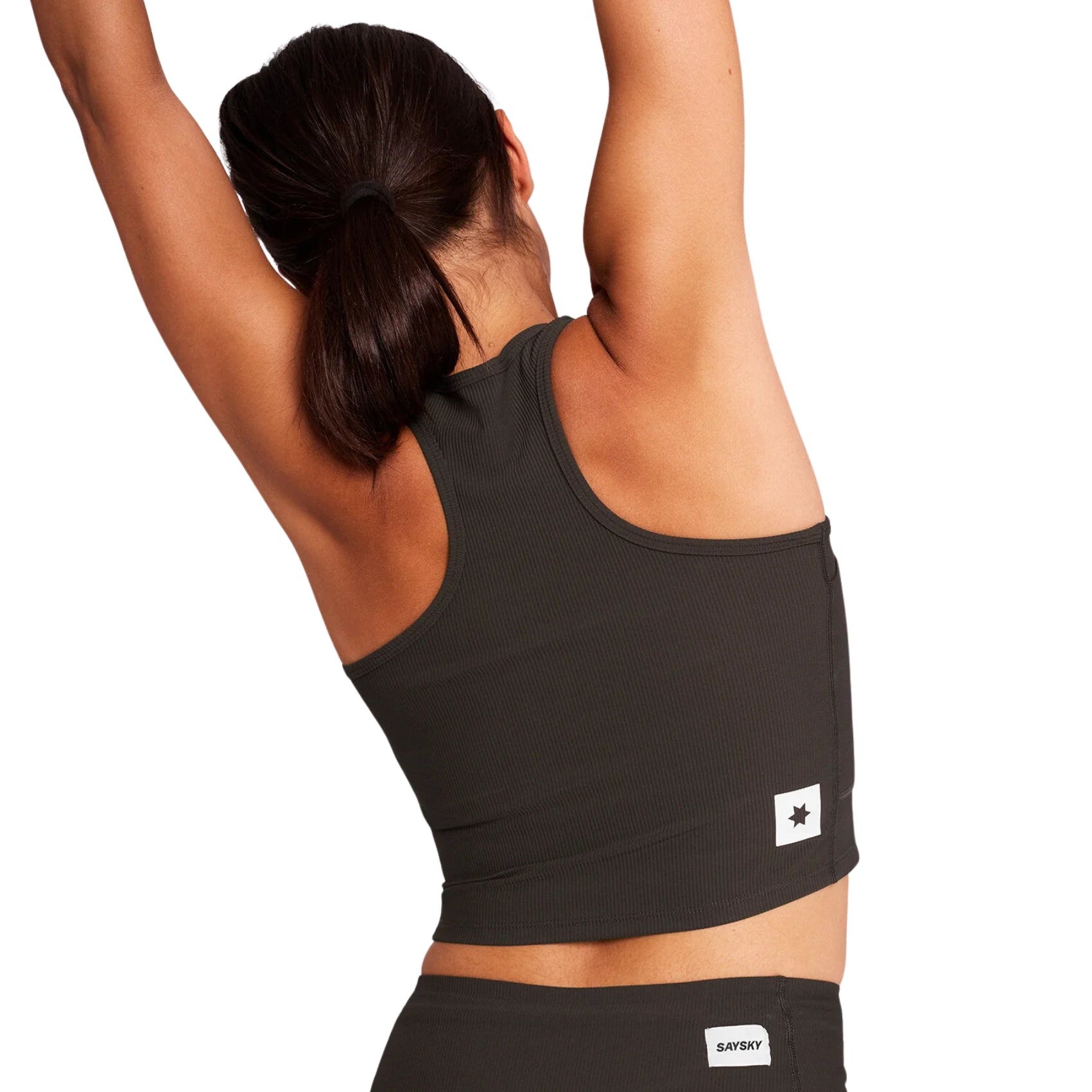 Womens Saysky Combat Rib Crop Top