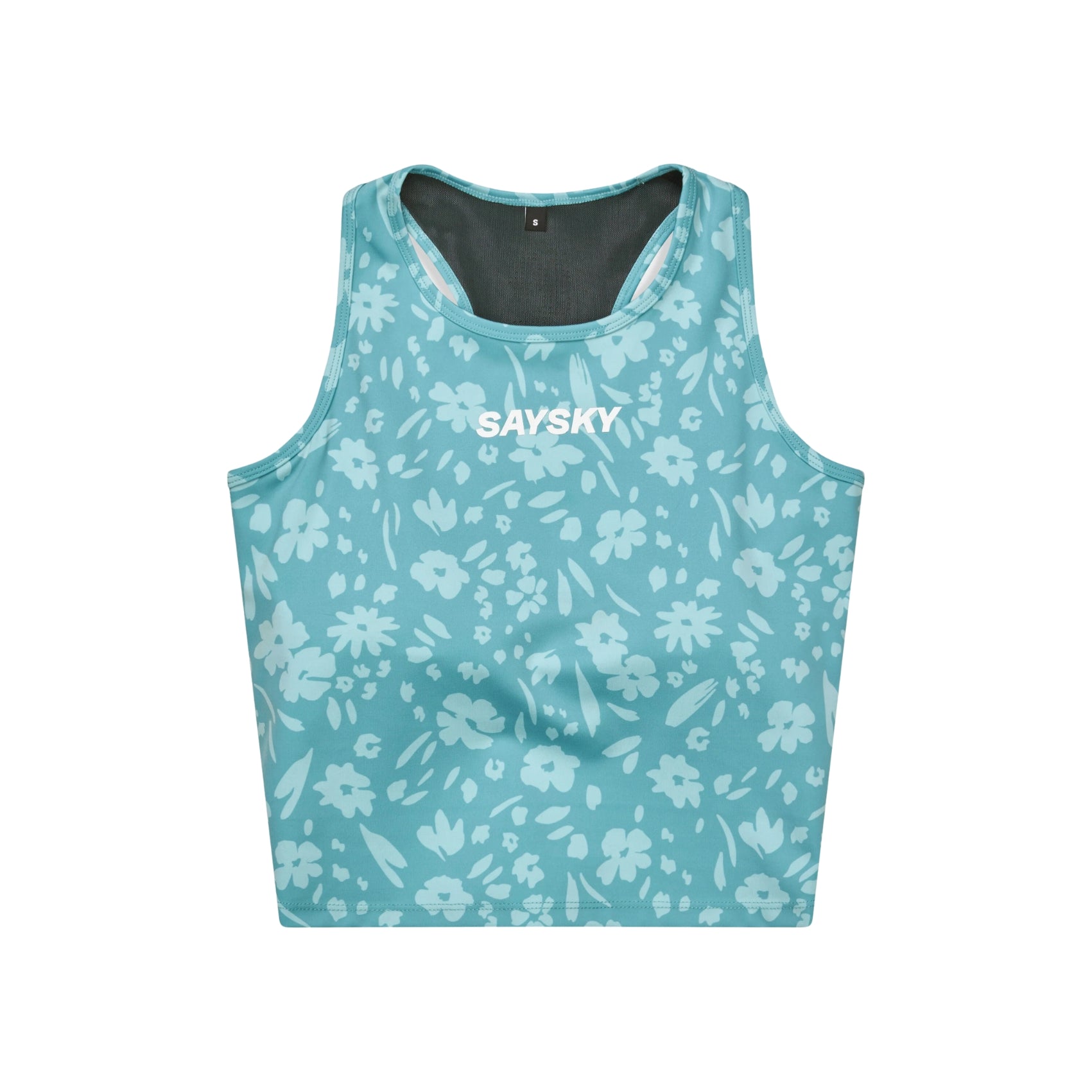 Womens Saysky Flower Combat Crop Top