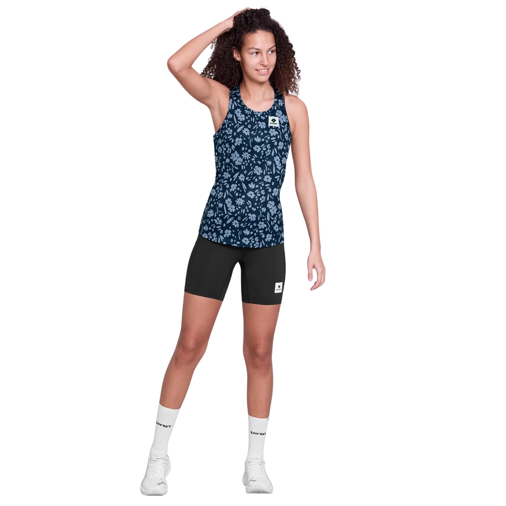 Womens Saysky Flower Combat Singlet
