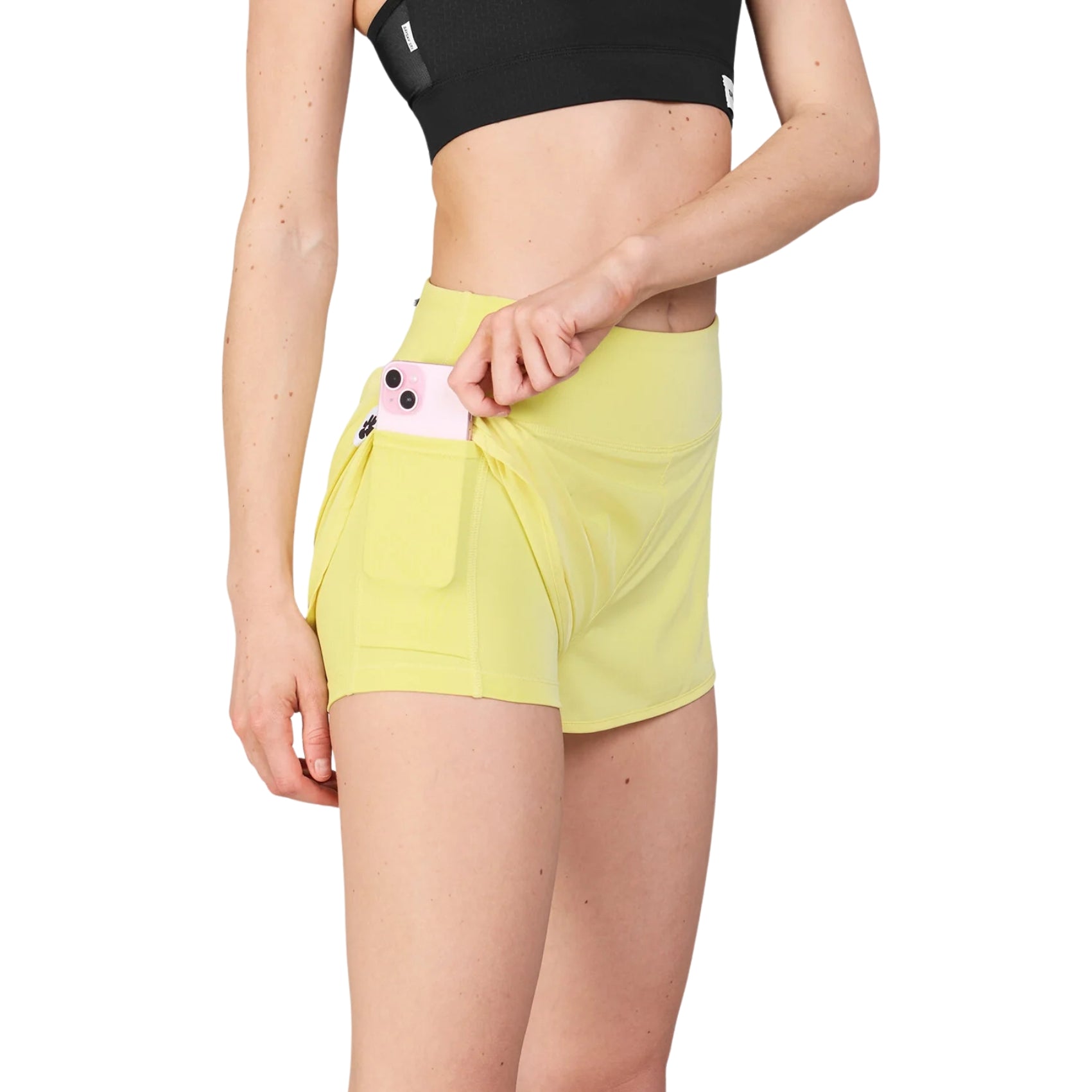 Womens Saysky Flower Pace Shorts 3 Inch