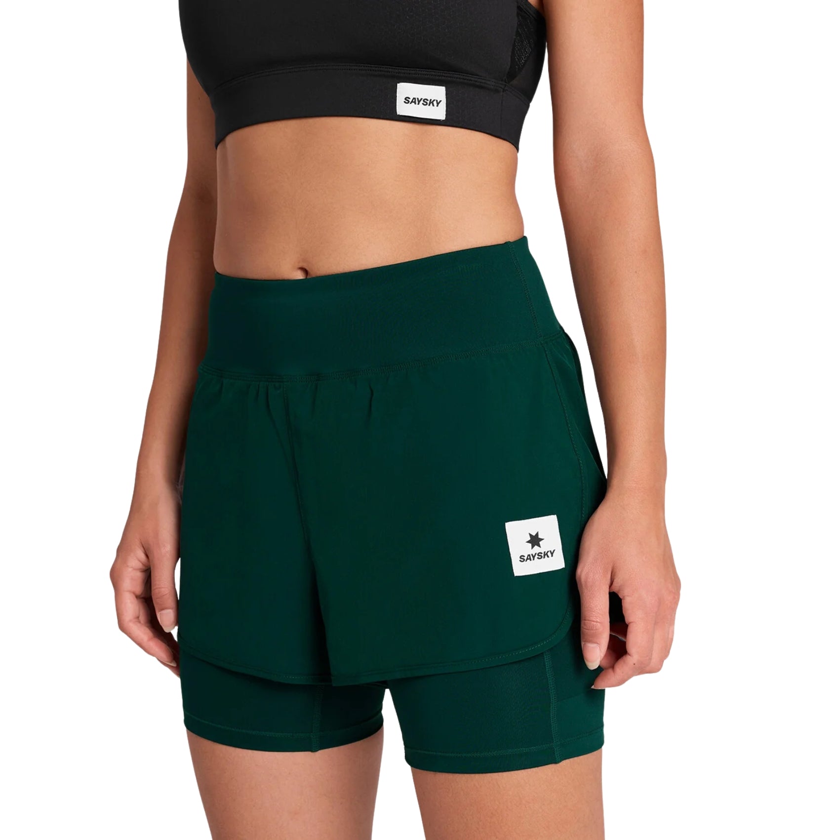 Womens Saysky Pace 2-in-1 Shorts 3 Inch