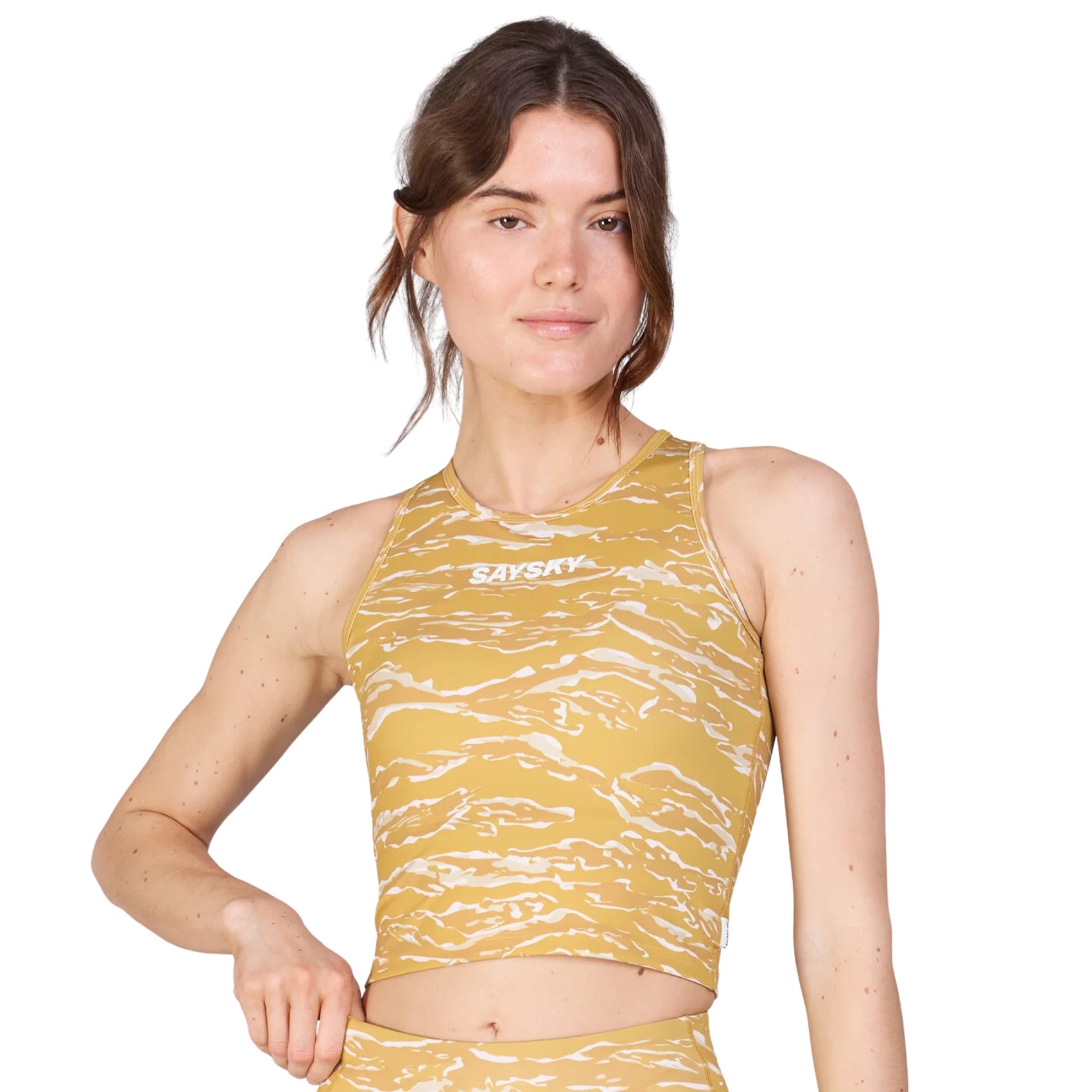 Womens Saysky Tiger Combat Crop Top