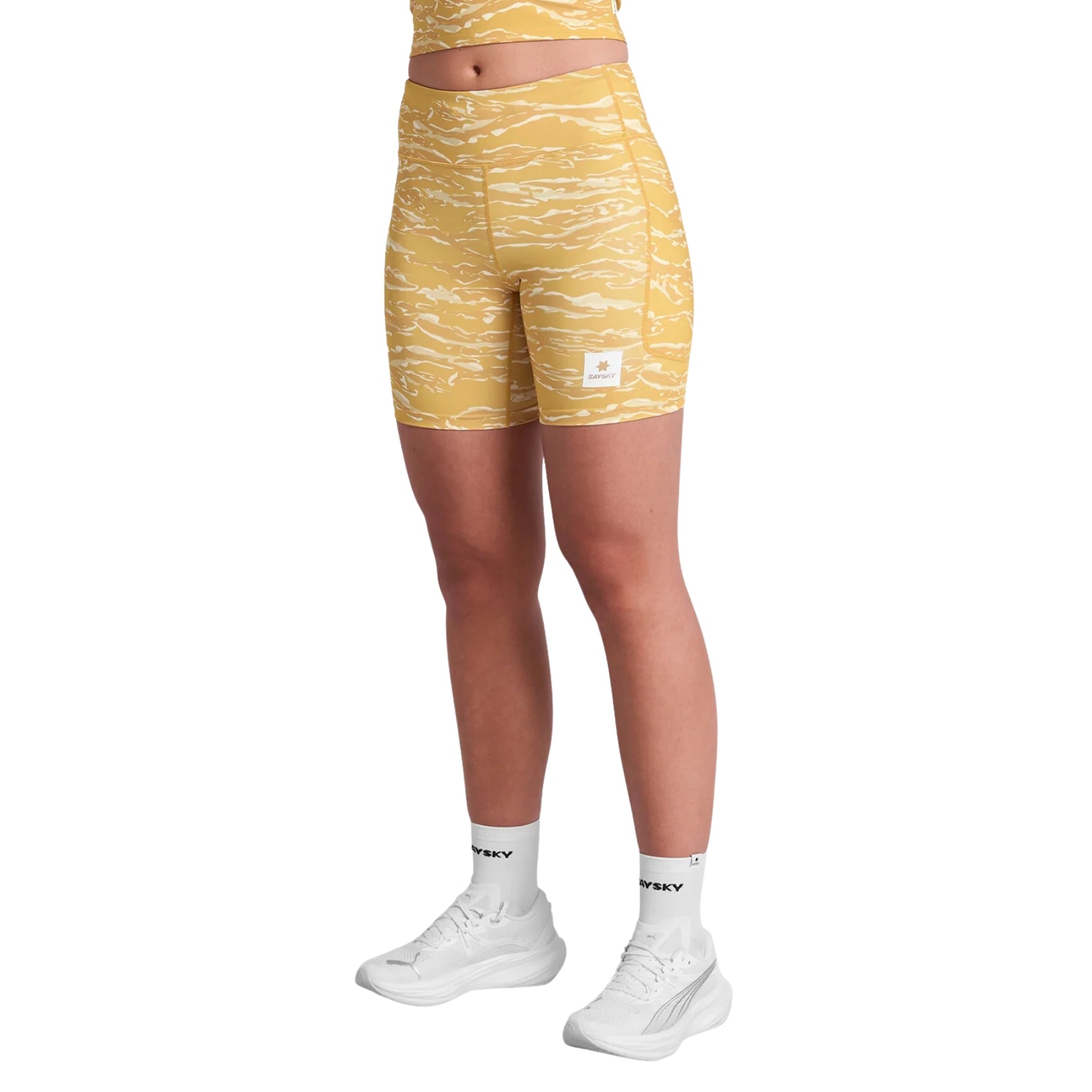 Womens Saysky Tiger Combat+ Short Tights 7 Inch