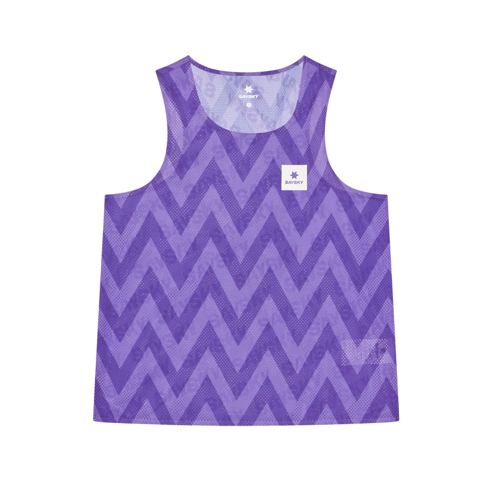 Womens Saysky Zig Zag Air Flow Singlet