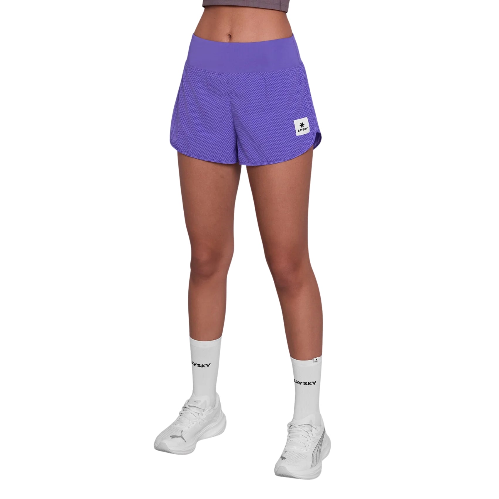 Womens Saysky Zig Zag Pace Shorts 3 Inch