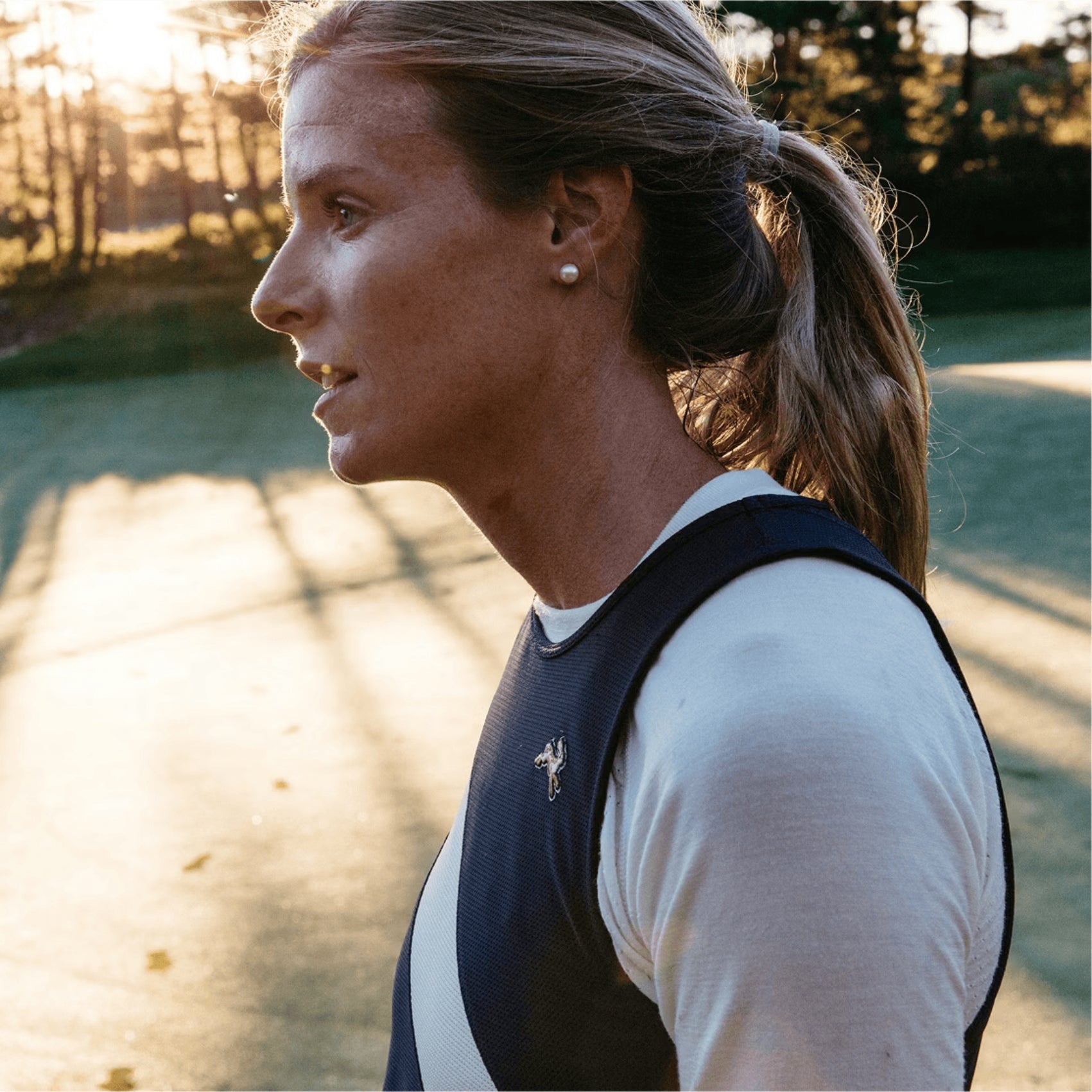 Womens Tracksmith Van Cortlandt Running Singlet