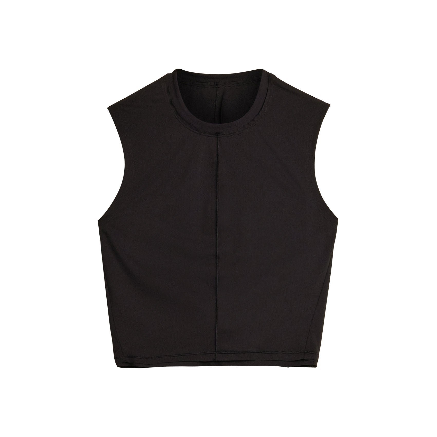 Womens adidas Y-3 Cropped Tank Top | Black