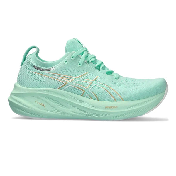 ミント Womens ASICS GEL-Nimbus 26 | Soft Cushioned Everyday Trainer
