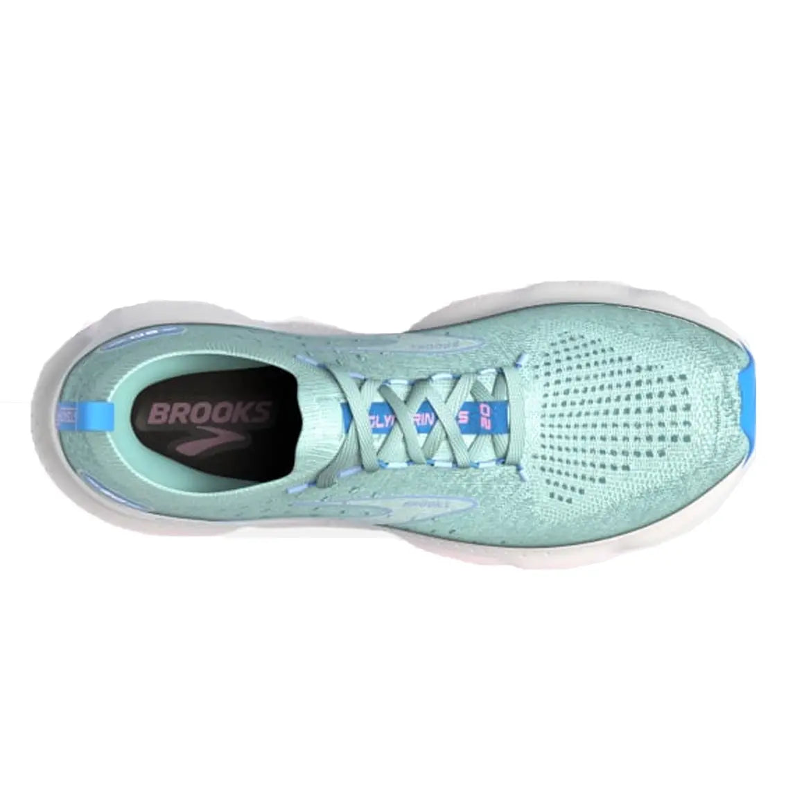 Womens Brooks Glycerin StealthFit 20 - Blue Glass / Marina / Open Air