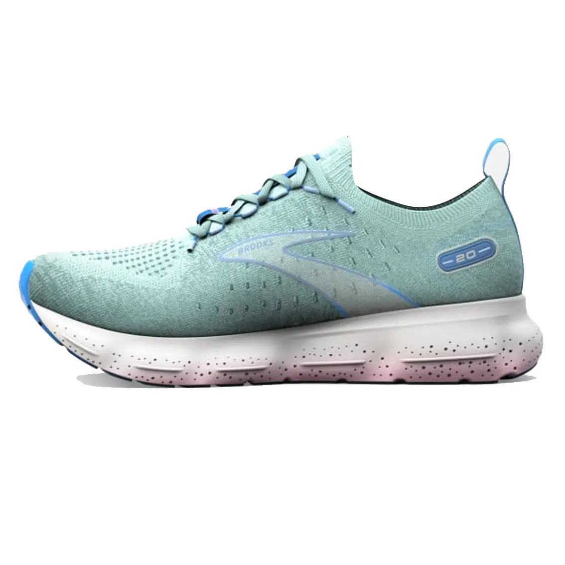 Womens Brooks Glycerin StealthFit 20 - Blue Glass / Marina / Open Air