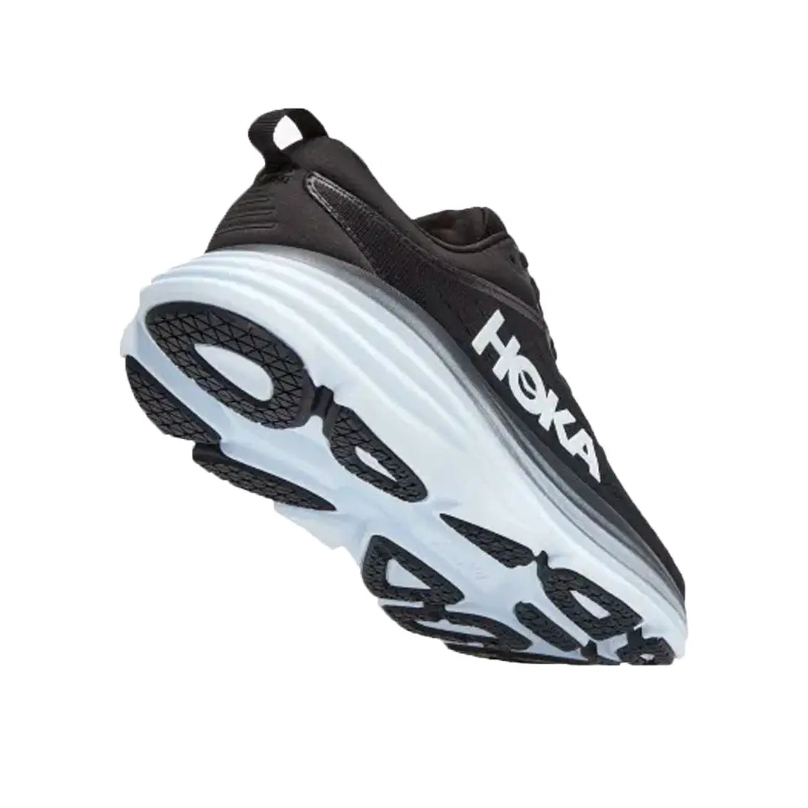 Womens Hoka Bondi 8 - Black / White