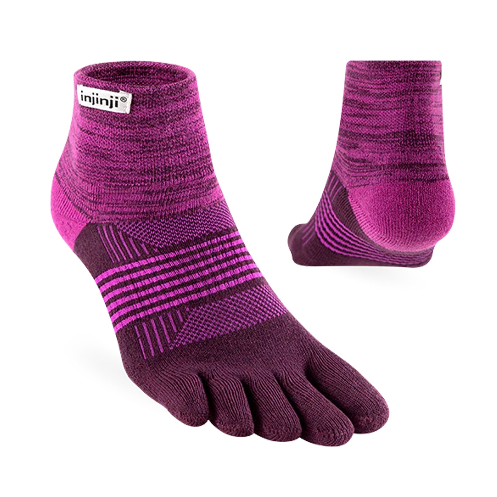 Womens Injinji Performance Trail Midweight Crew Socks