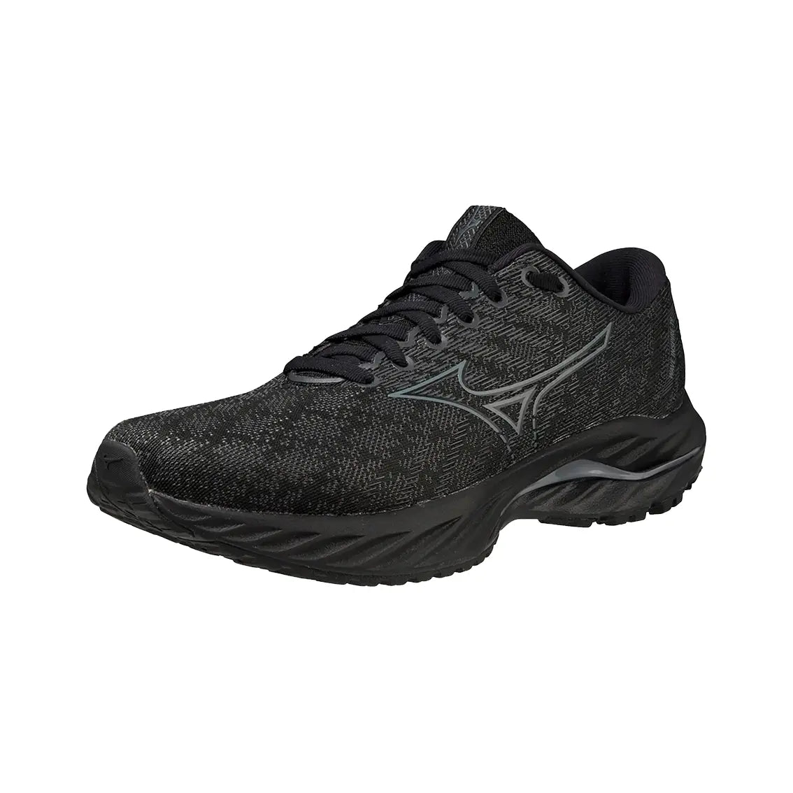 Womens Mizuno Wave Inspire 19 - Black / Metallic Gray / Black
