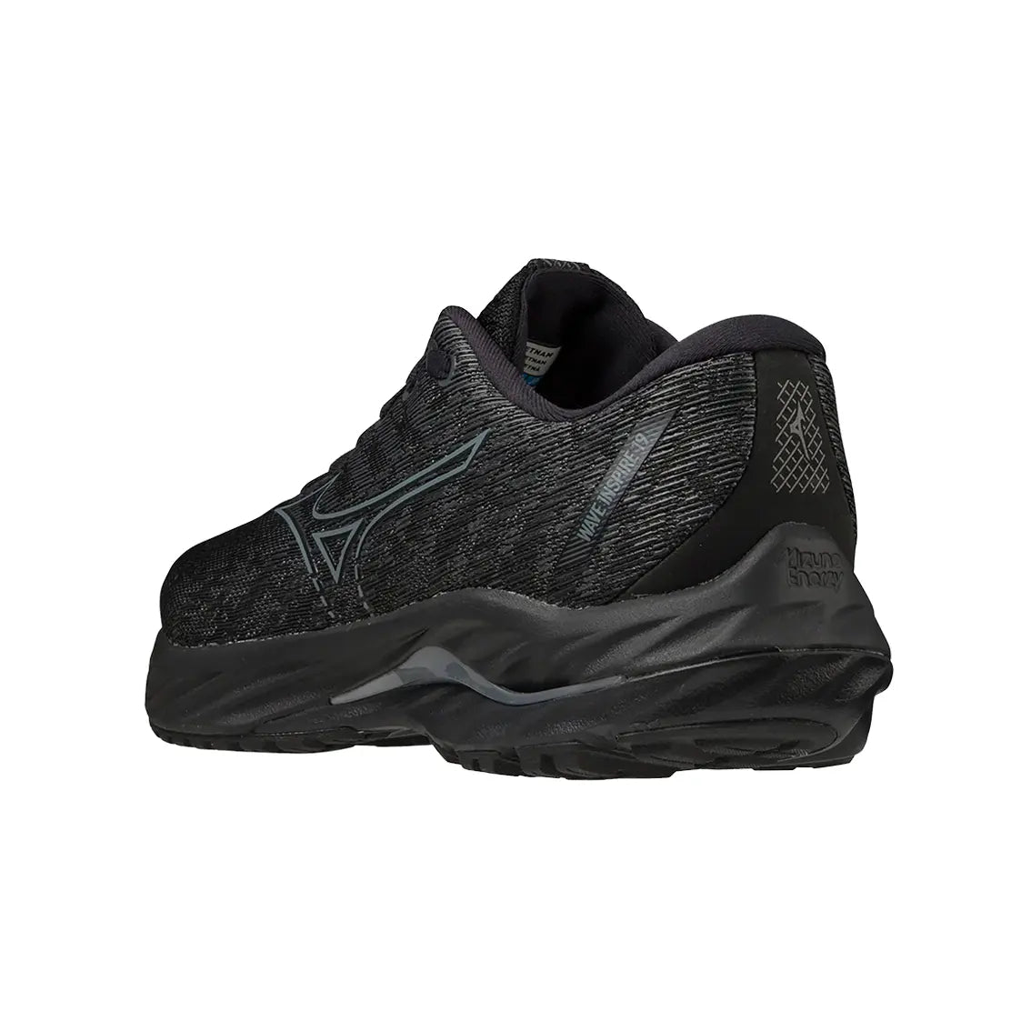 Womens Mizuno Wave Inspire 19 - Black / Metallic Gray / Black