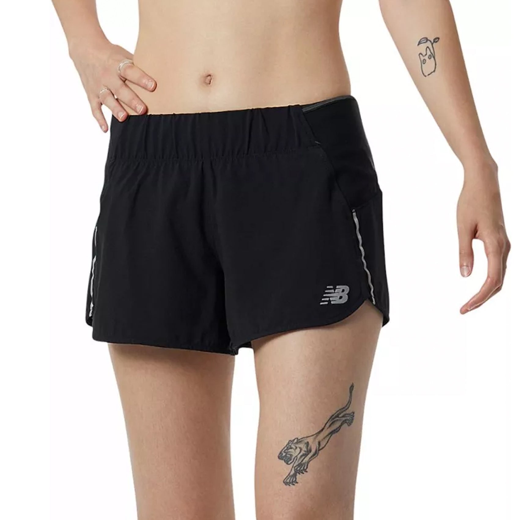 Womens New Balance Impact Run Short - 3 Inch