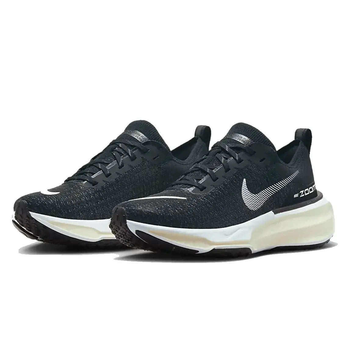 Womens Nike ZoomX Invincible Run FlyKnit 3 - Black / White / Dark Grey