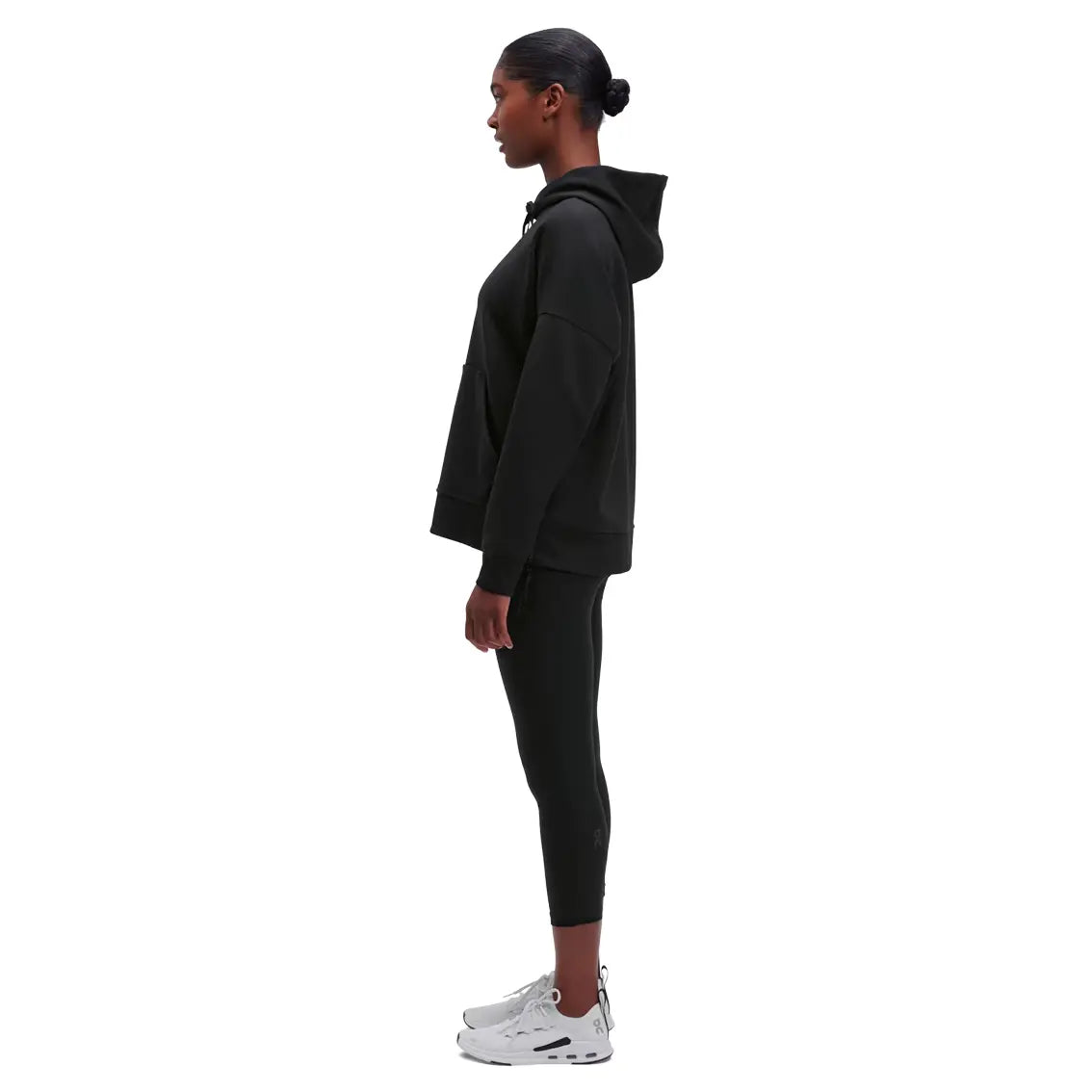 Womens On Running Hoodie - Black