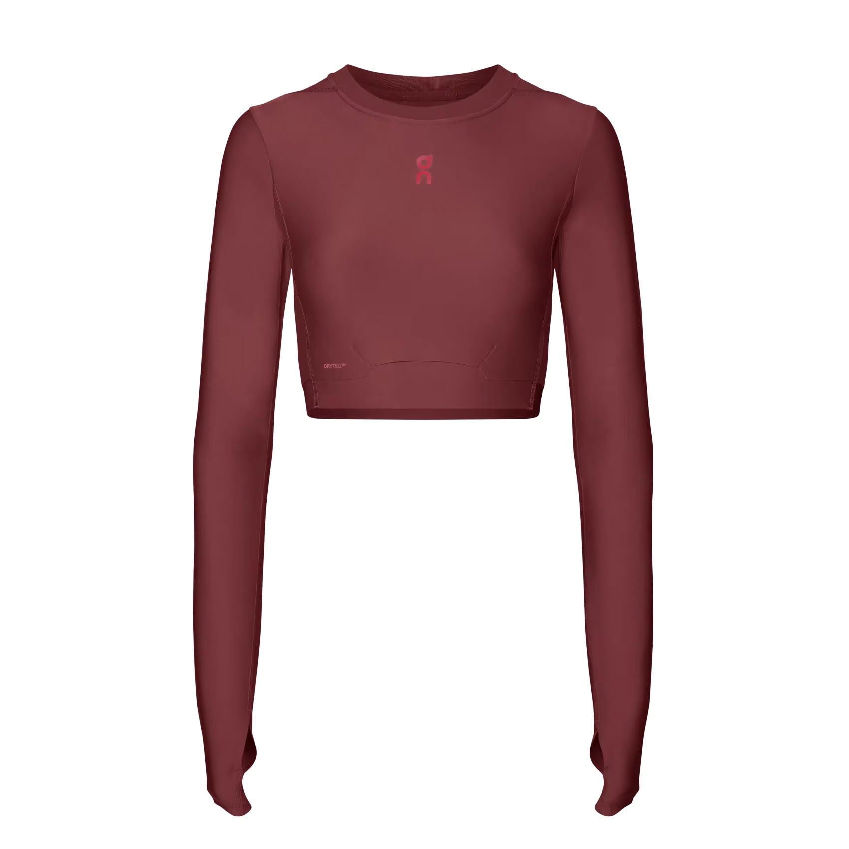 Womens On Running Train Long Sleeve Crop