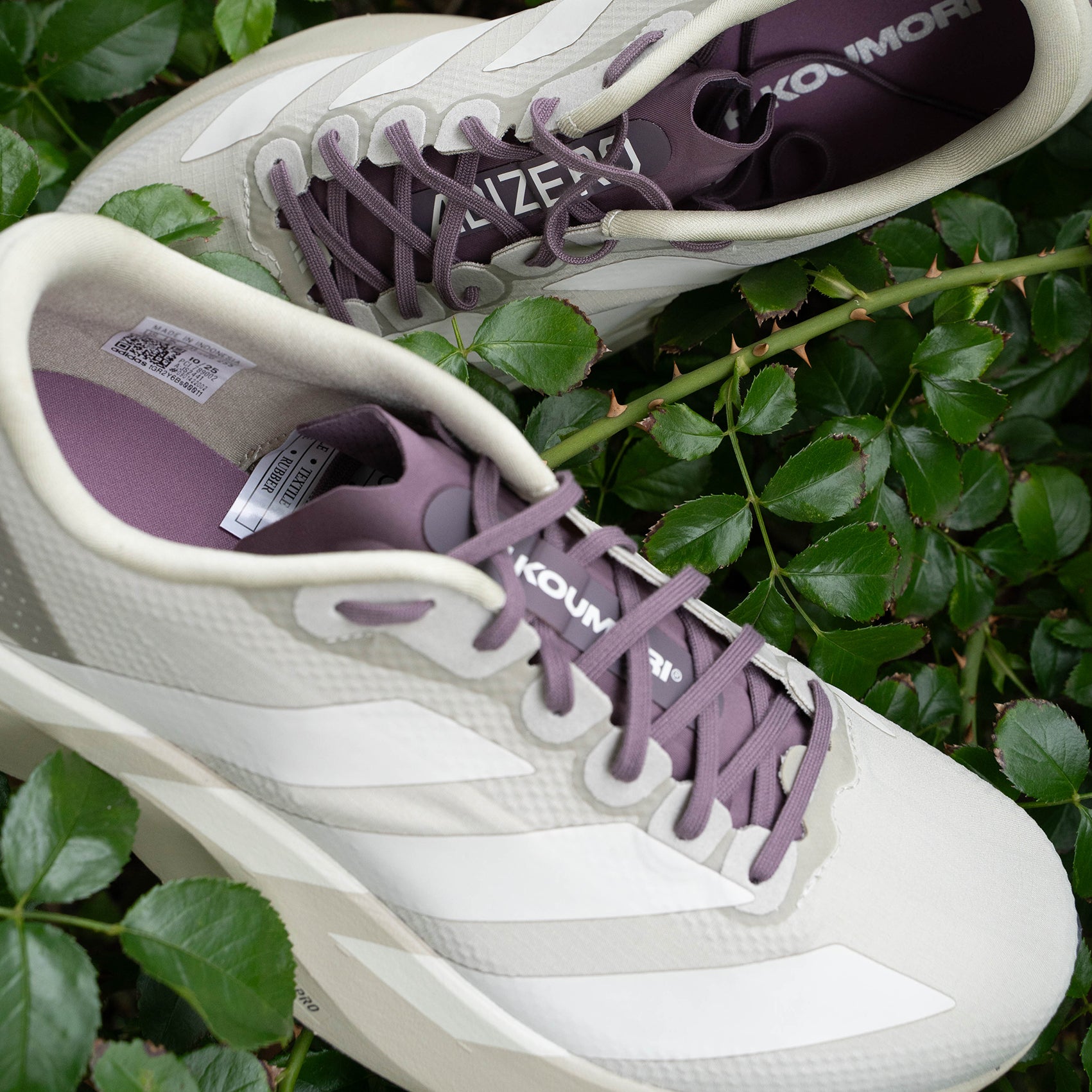 Mens adidas Adizero Evo SL Woven x Hermanos Koumori | Putty Grey