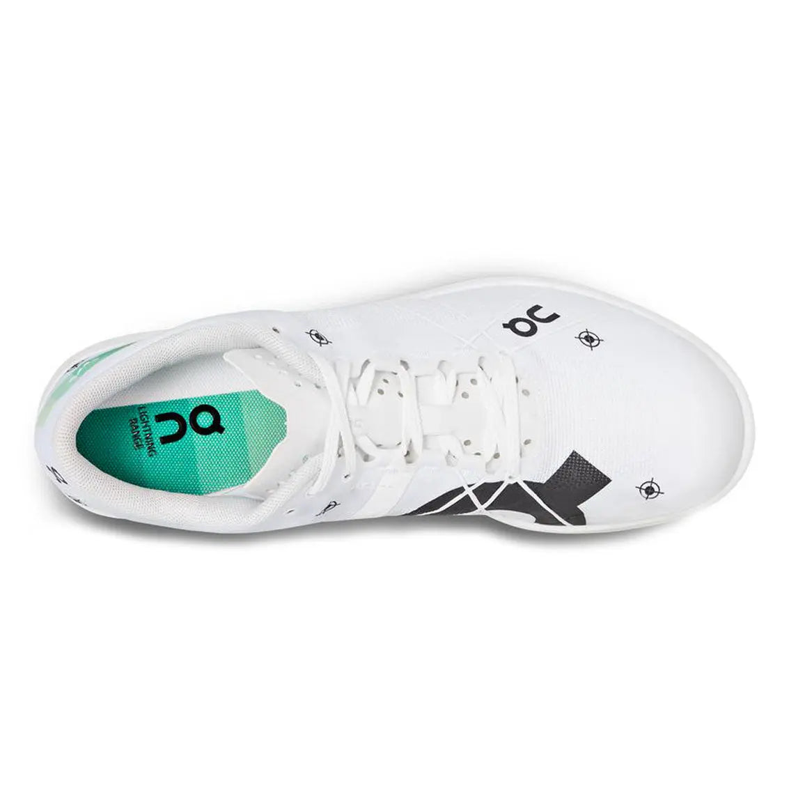 Mens On Running Cloudspike 1500m - Undyed White / Mint