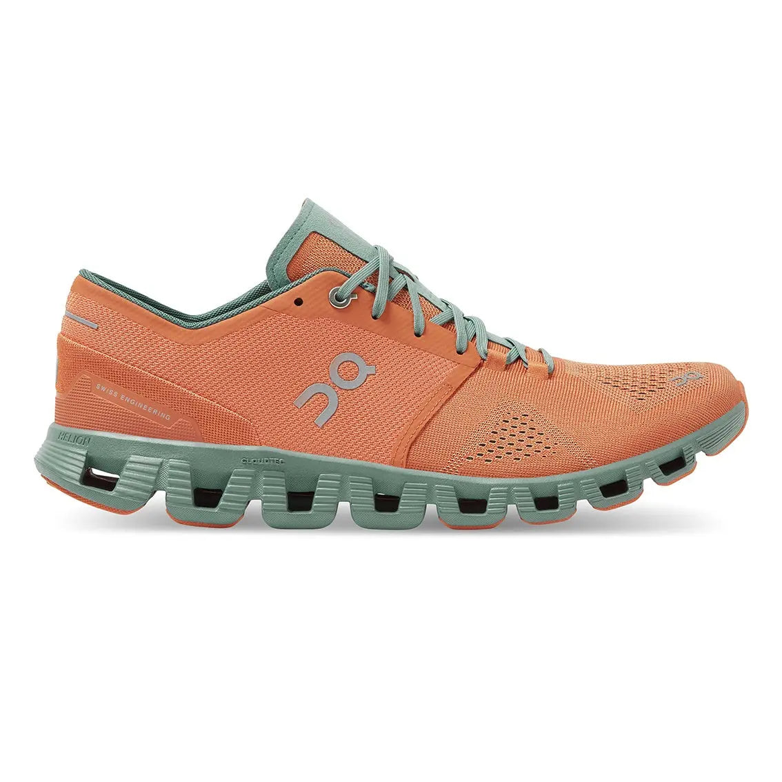 Mens On Running Cloud X - Orange / Sea