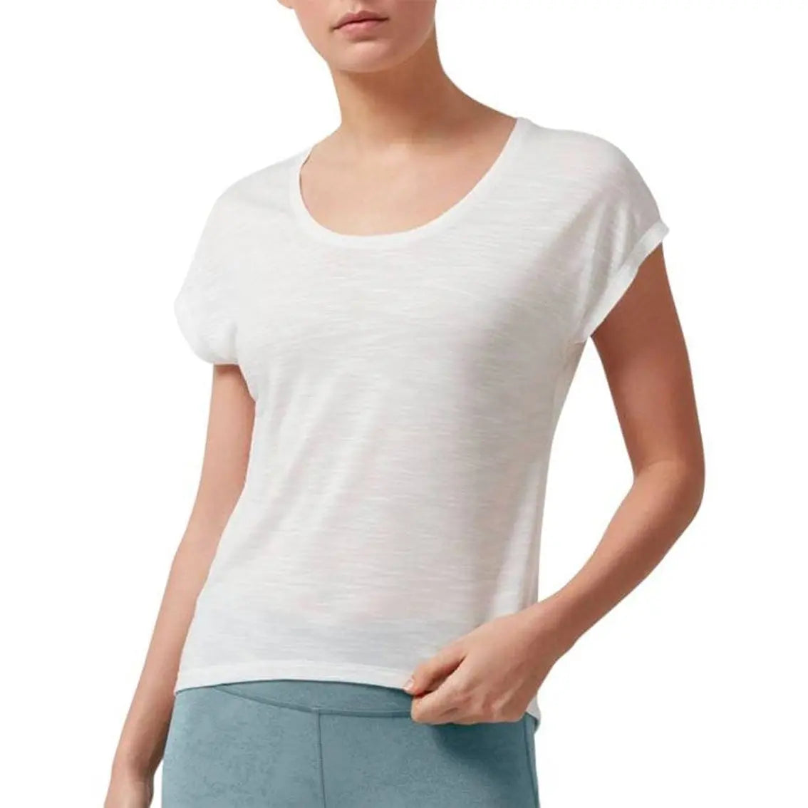 Womens On Running Active-T Flow - White