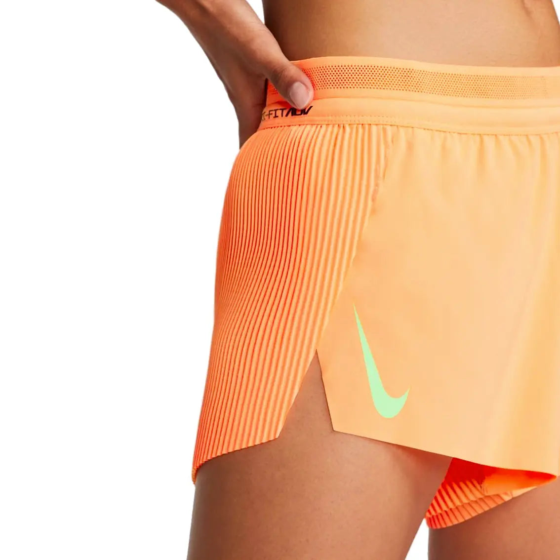 Womens Nike Aeroswift Shorts - Orange