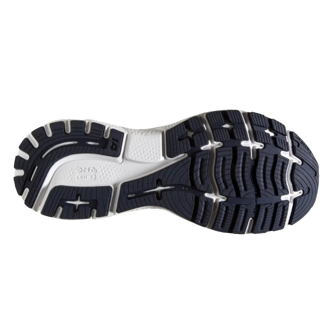 Womens Brooks Ghost 14 (Wide) - Peacoat / Yucca / Navy