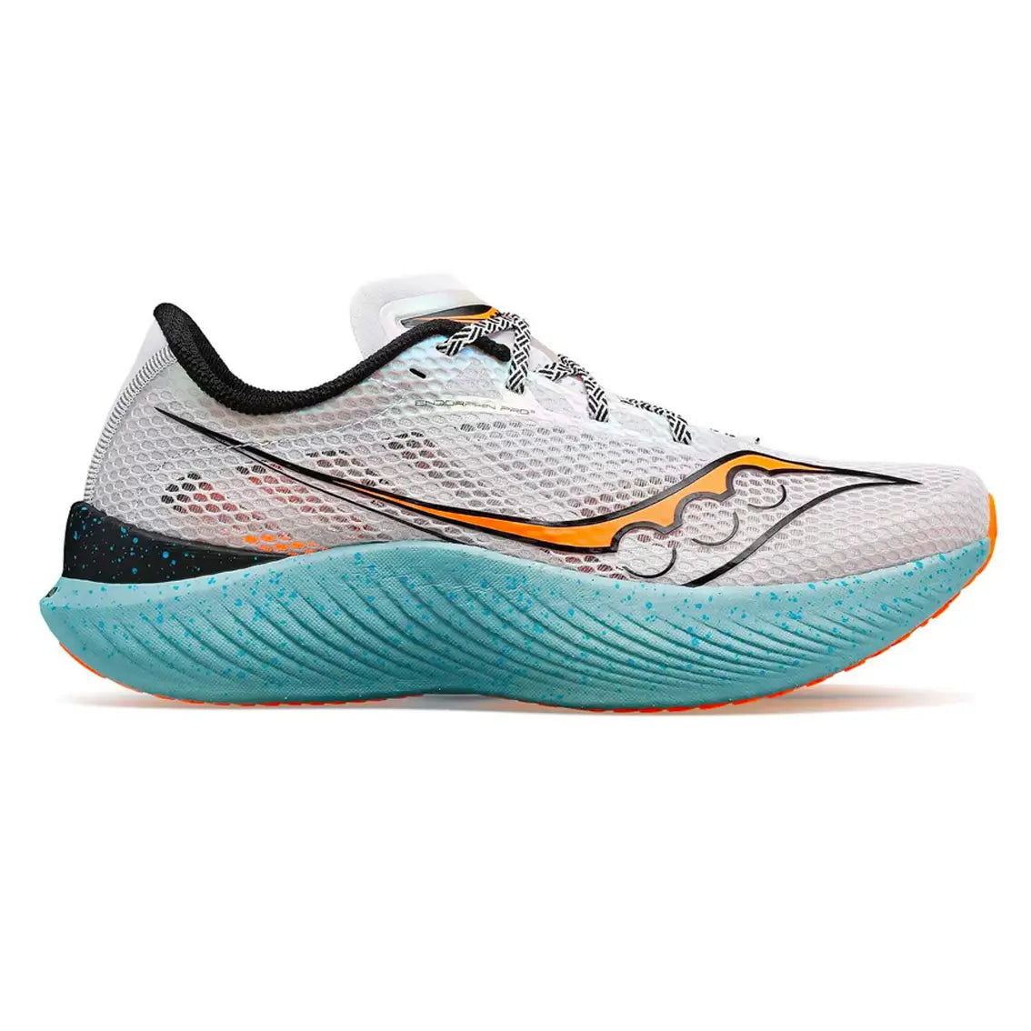 Mens Saucony Endorphin Pro 3 - Fog / Vizi Orange