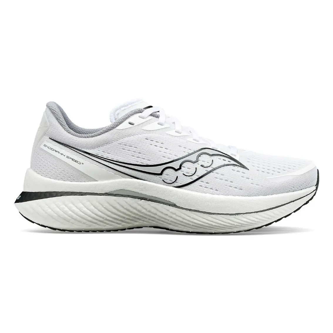 Womens Saucony Endorphin Speed 3 - White / Black