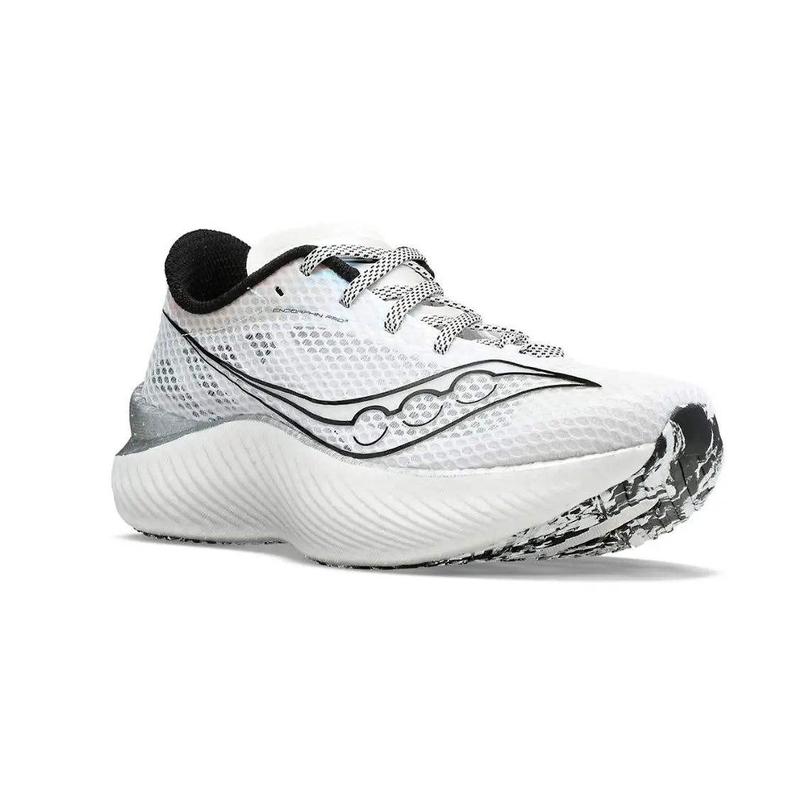 Mens Saucony Endorphin Pro 3 -  White / Black
