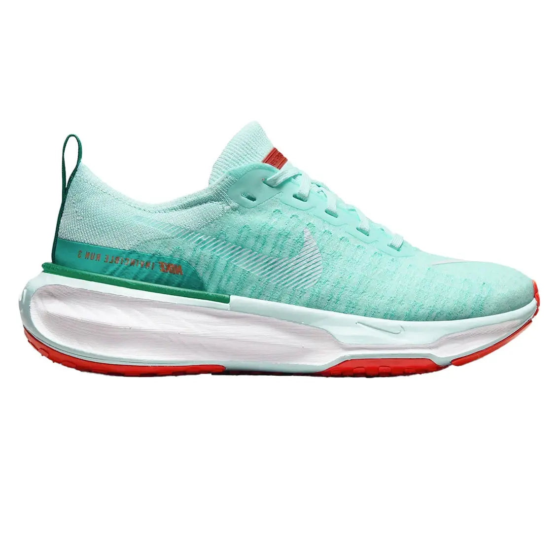 Womens Nike ZoomX Invincible Run FlyKnit 3 - Jade Ice / White / Clear Jade