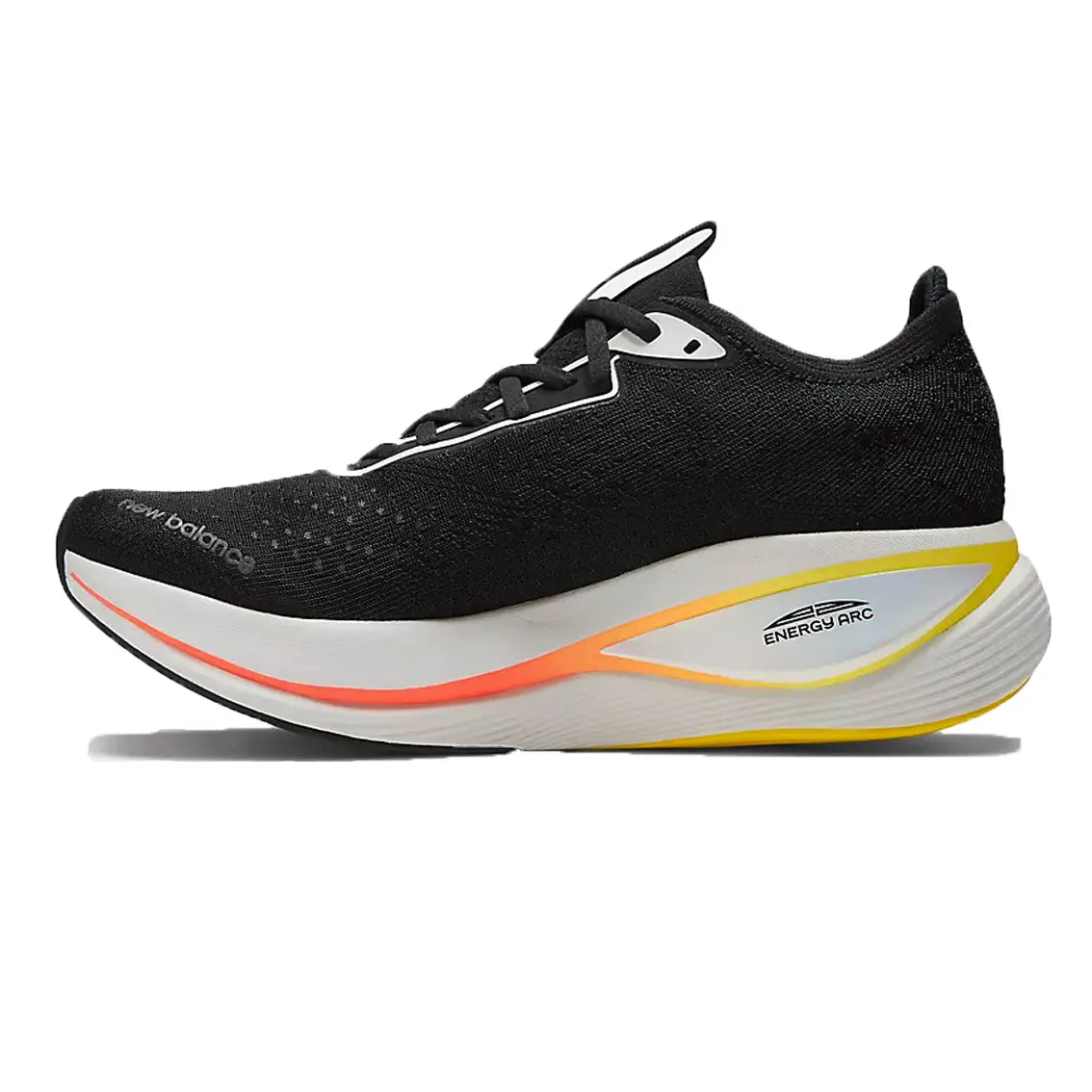 Womens New Balance Fuelcell Supercomp Trainer - Black / Neon Dragonfly