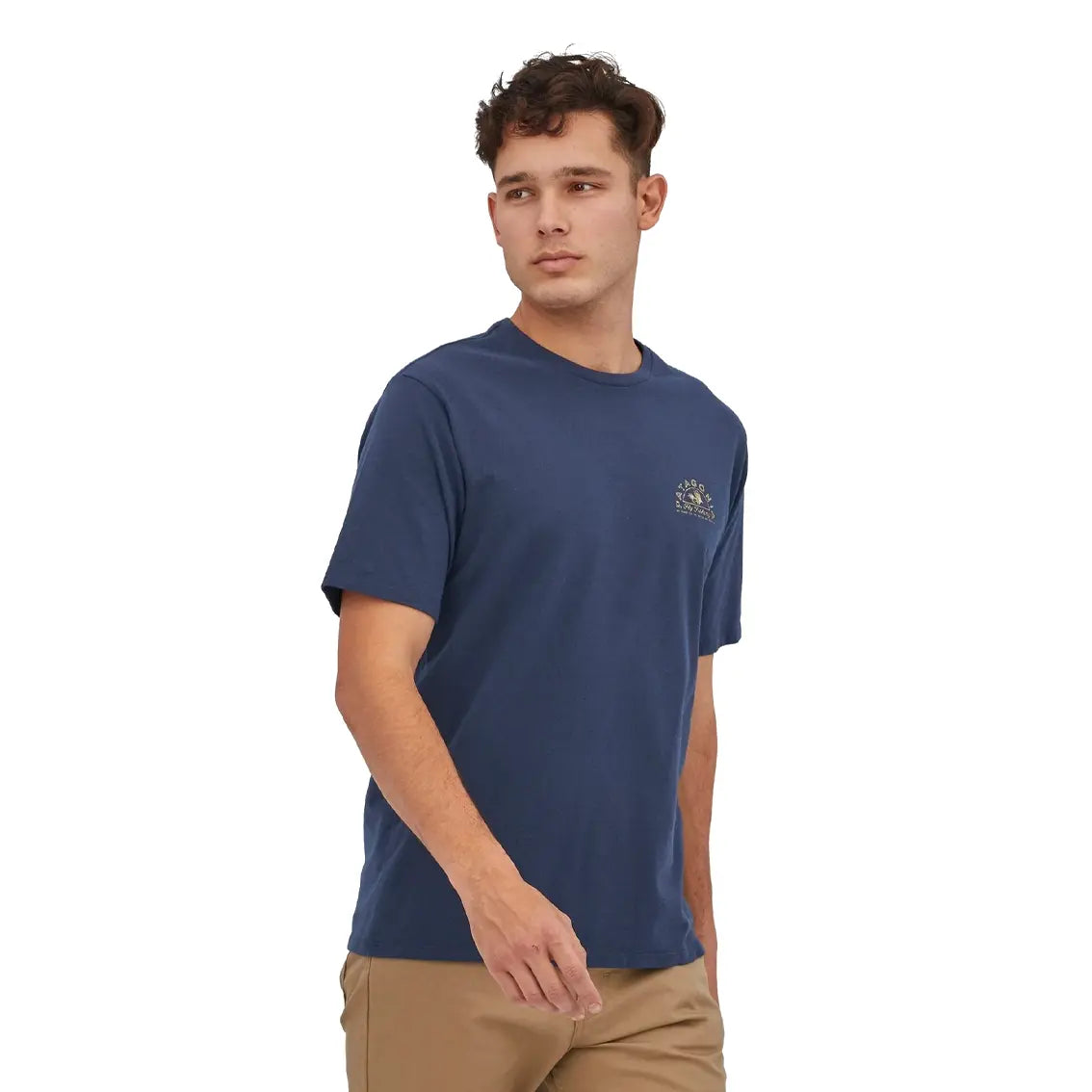 Mens Patagonia Hatch Hour Responsibili-Tee - New Navy
