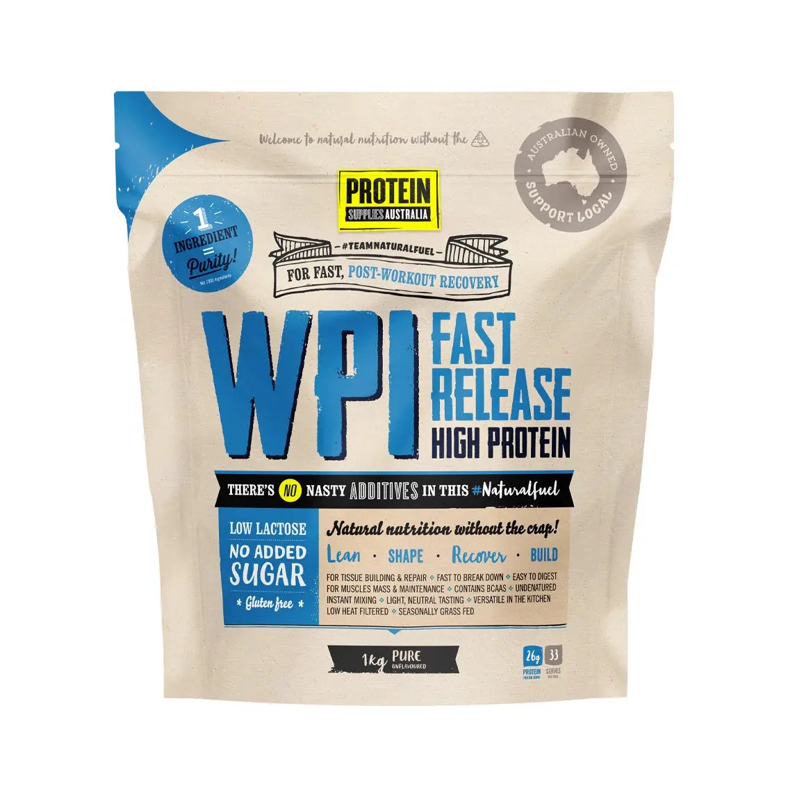 Protein Supplies Australia WPI - 1kg