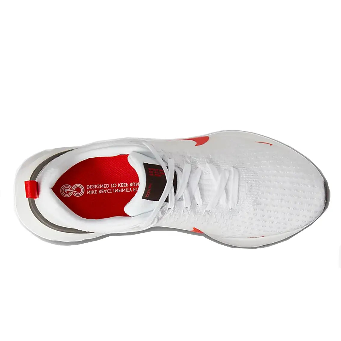 Mens Nike React Infinity Run FK 3 - White / Crimson / Platinum Tint