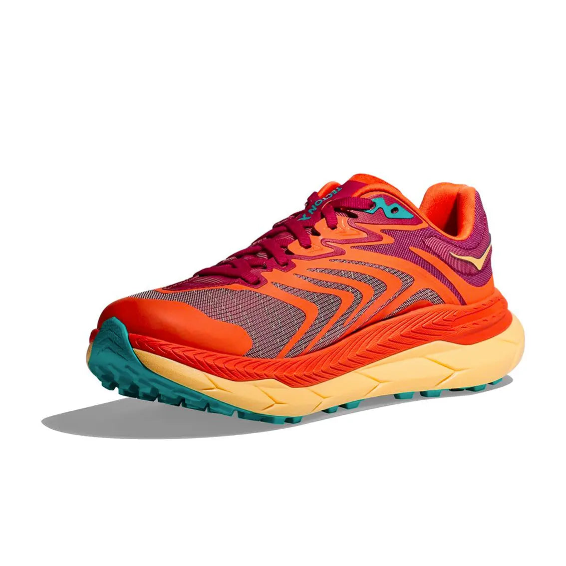 Mens HOKA Tecton X 2 - Cherrie Jubilee / Flame