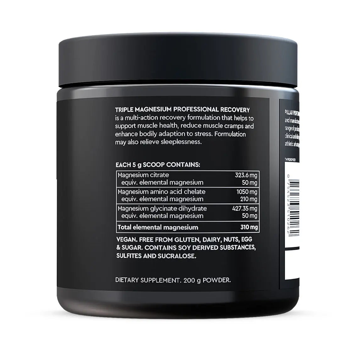 PILLAR Performance Triple Magnesium Powder - Natural Berry