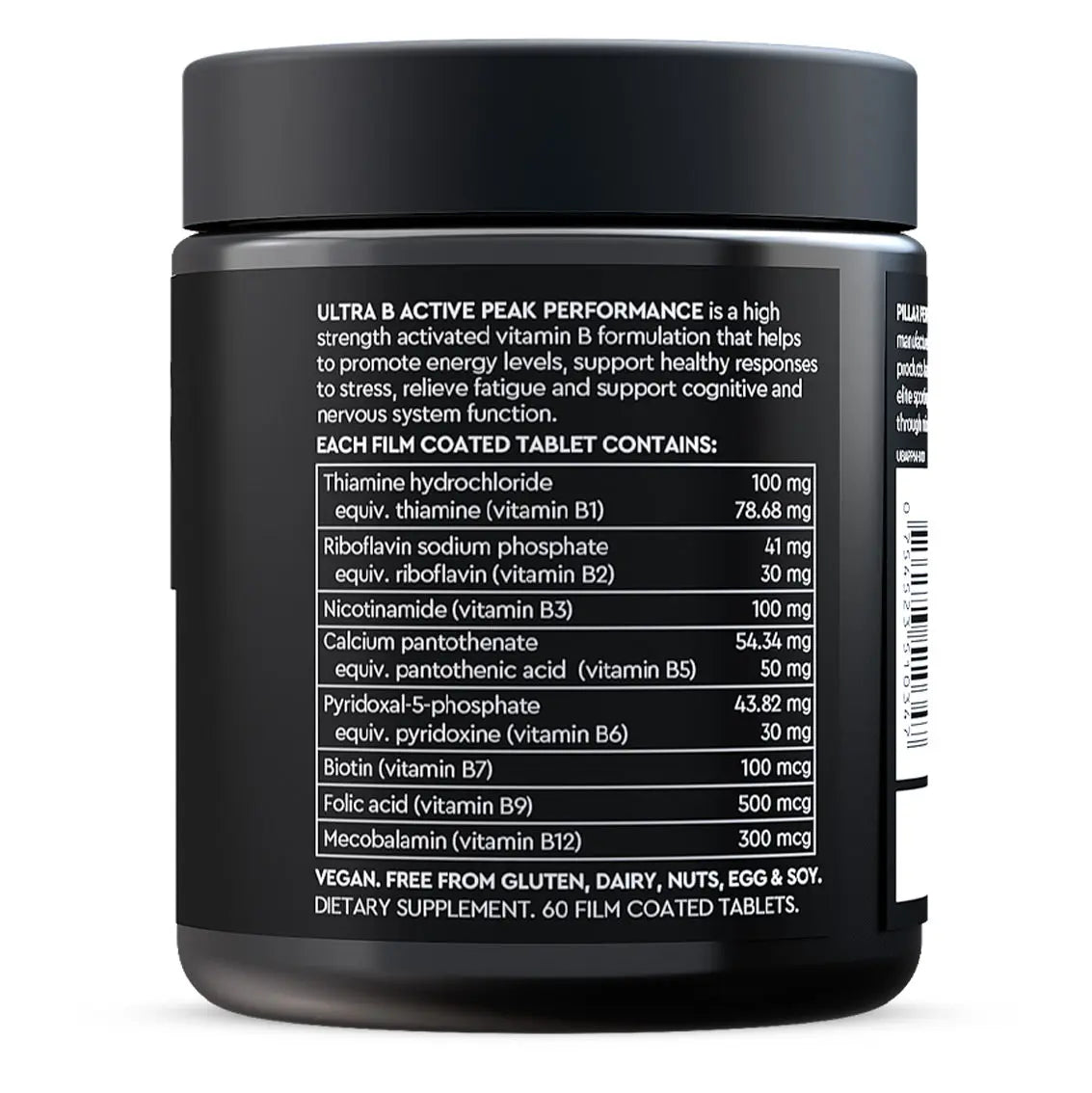 PILLAR Performance Ultra B Active Tablets