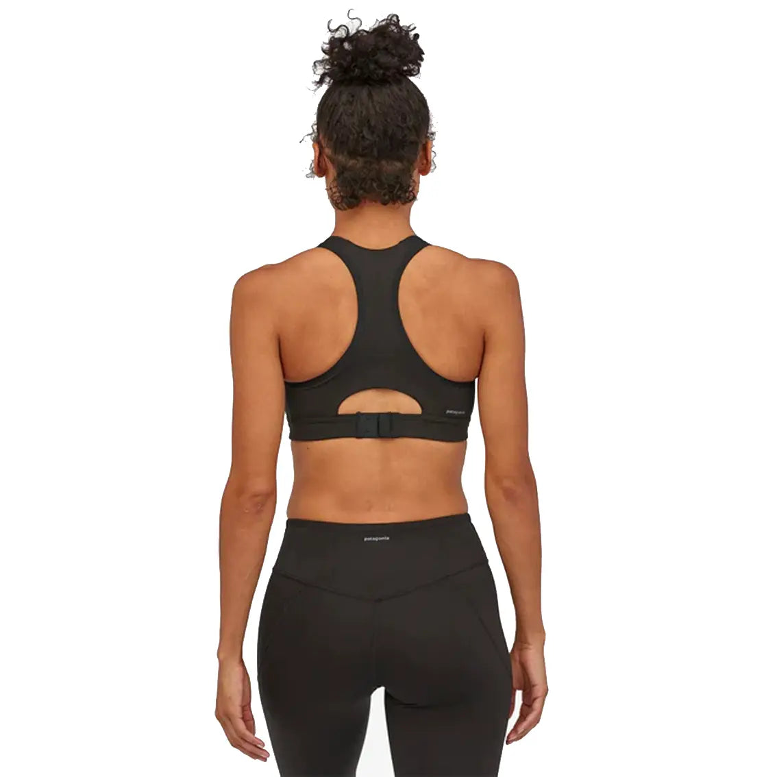 Womens Patagonia Wild Trails Sports Bra - Black