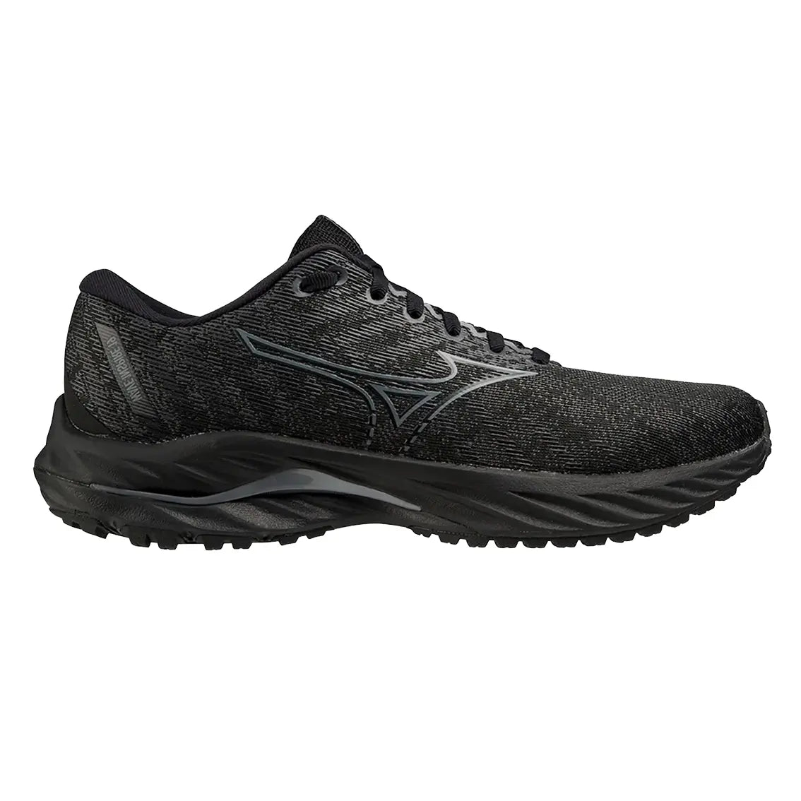 Womens Mizuno Wave Inspire 19 - Black / Metallic Gray / Black