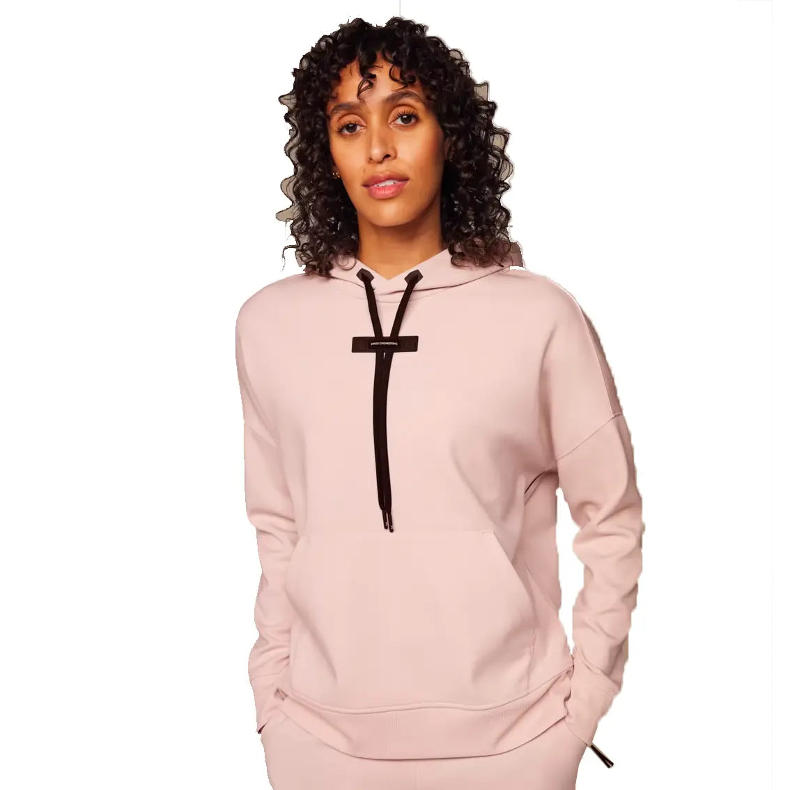 Womens On Running Hoodie - Doe / Black