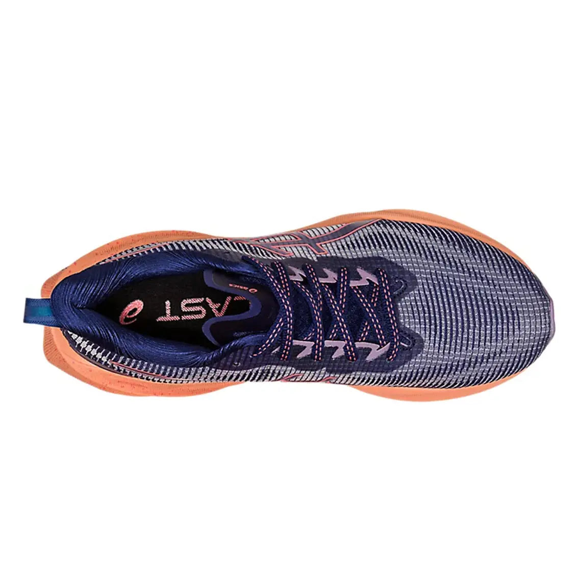  ASICS Women's NOVABLAST 3 LE Running Shoes, 5, Indigo  Blue/Papaya
