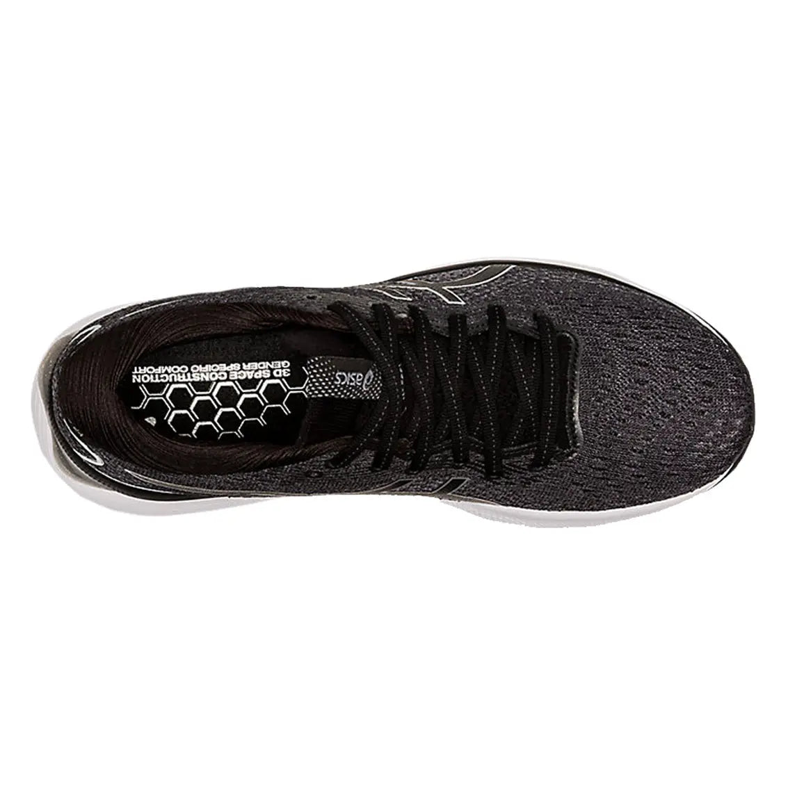 Womens ASICS GEL-Nimbus 24 (Wide) - Black / Pure Silver