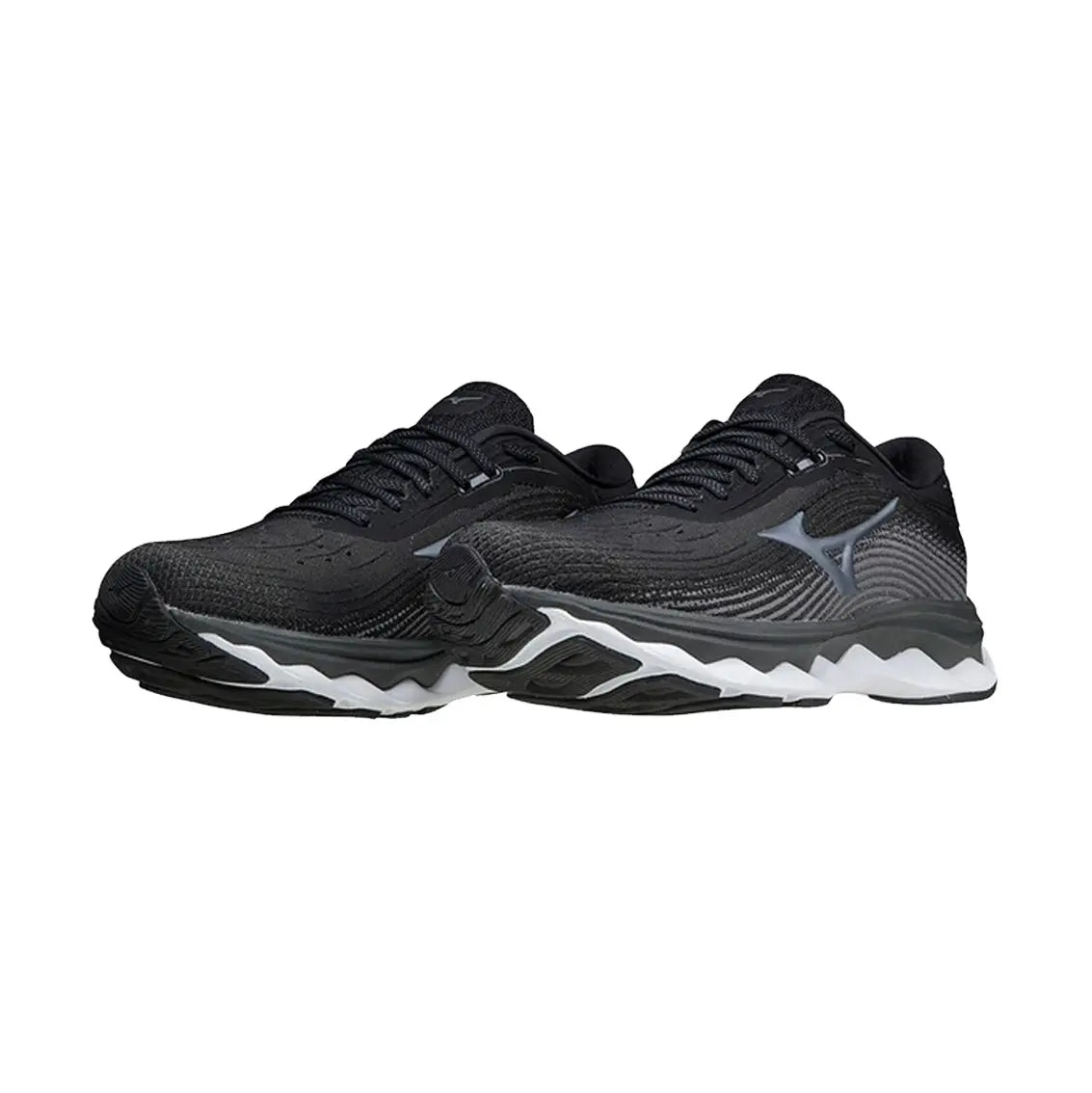 Womens Mizuno Wave Sky 5 (Wide) - Black / Grey / Quiet Shade