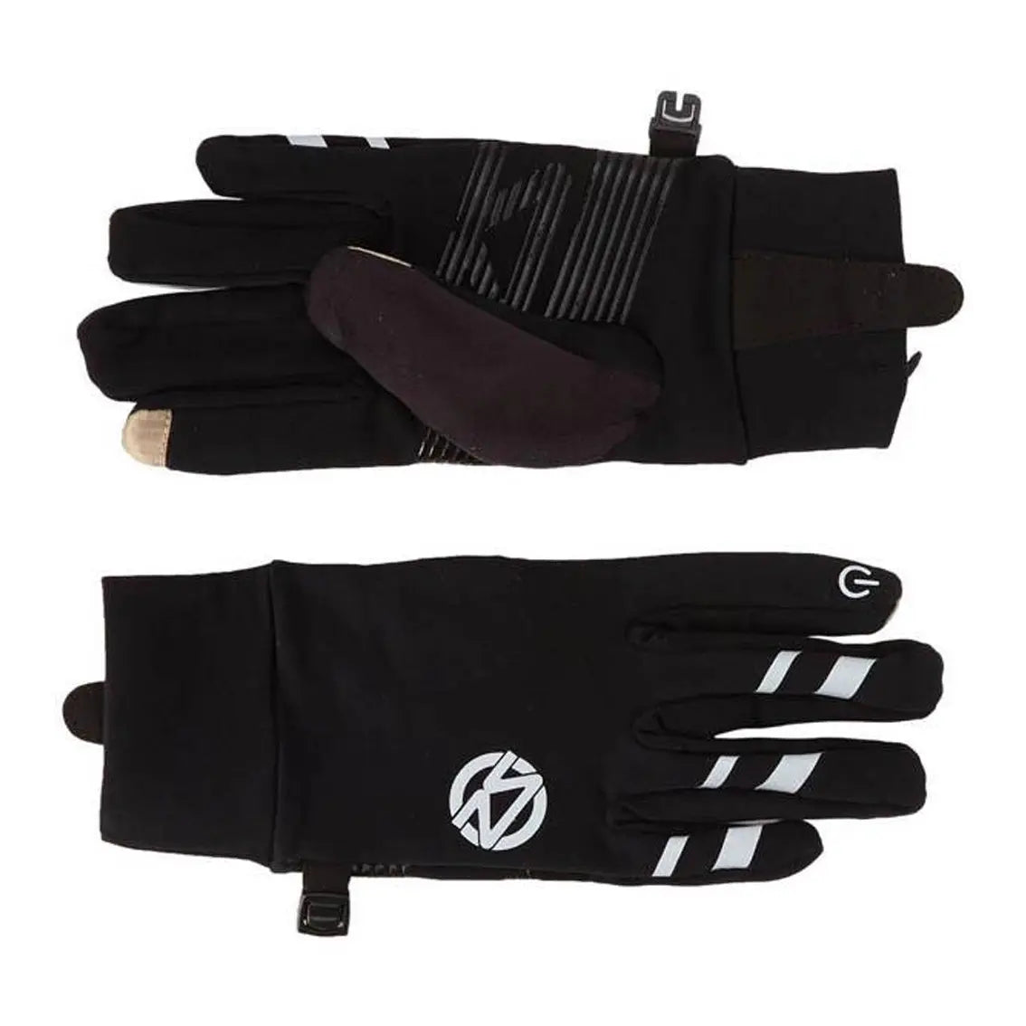 Zensah Reflective Smart Gloves - Black