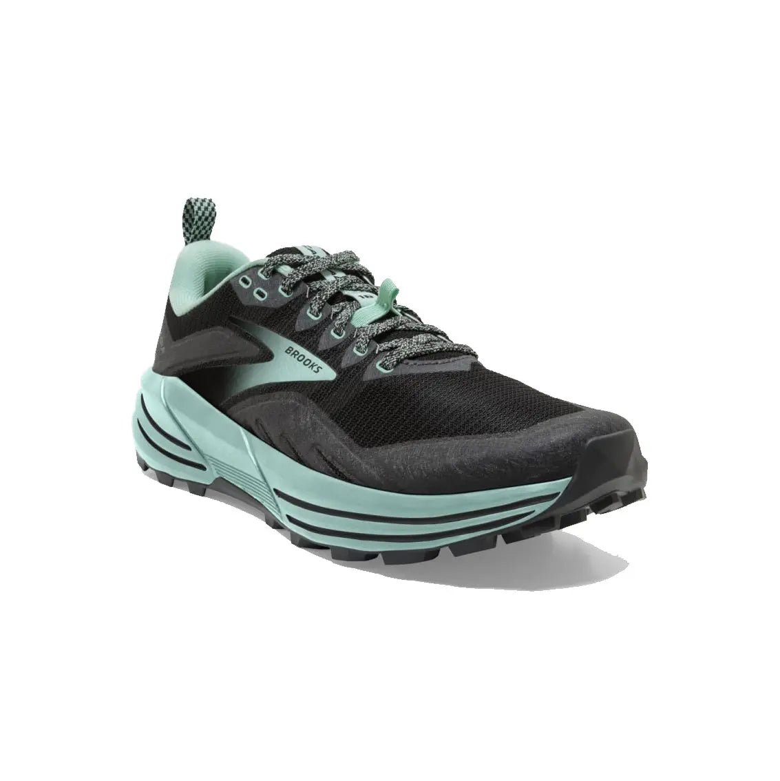 Womens Brooks Cascadia 16 - Black / Ebony / Yucca