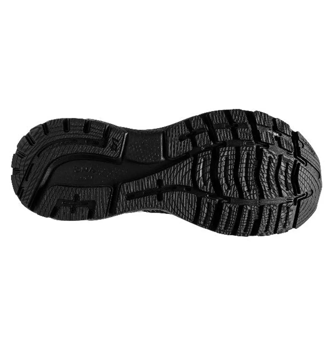 Womens Brooks Ghost 14 (Wide) - Black / Black