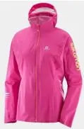 Womens Salomon Lightning WP Jacket SS18 - Pink Yarrow
